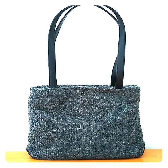 Ralph Lauren grey wool-look bag 👜 Classy - Picture 1 of 5